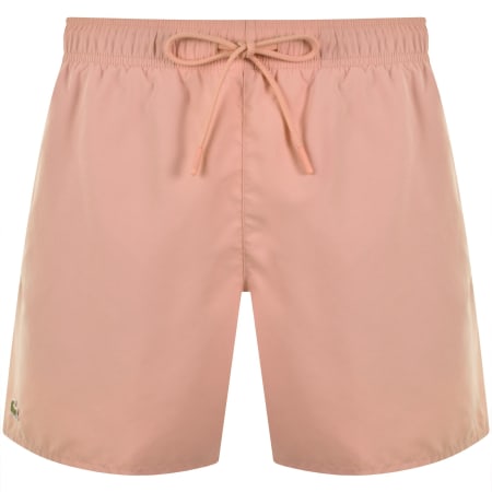 Lacoste Core Essentials Swim Shorts Pink | Mainline Menswear x
